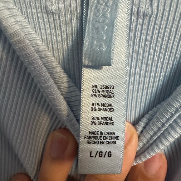 Skims soft lounge dress in the colour Celeste. Size large. - Picture 4 of 6